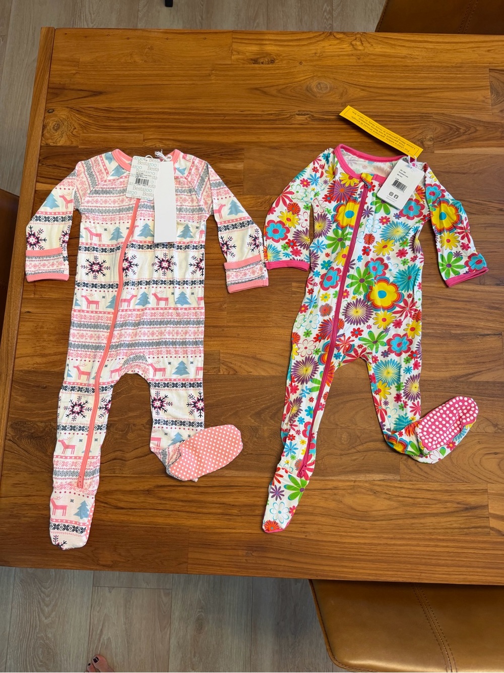 NEW with Tags: 2 x Bestaroo Footies 9-12m